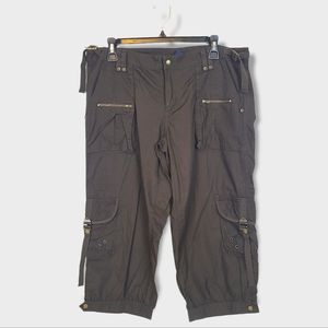 Cropped utility pocket pants y2k
